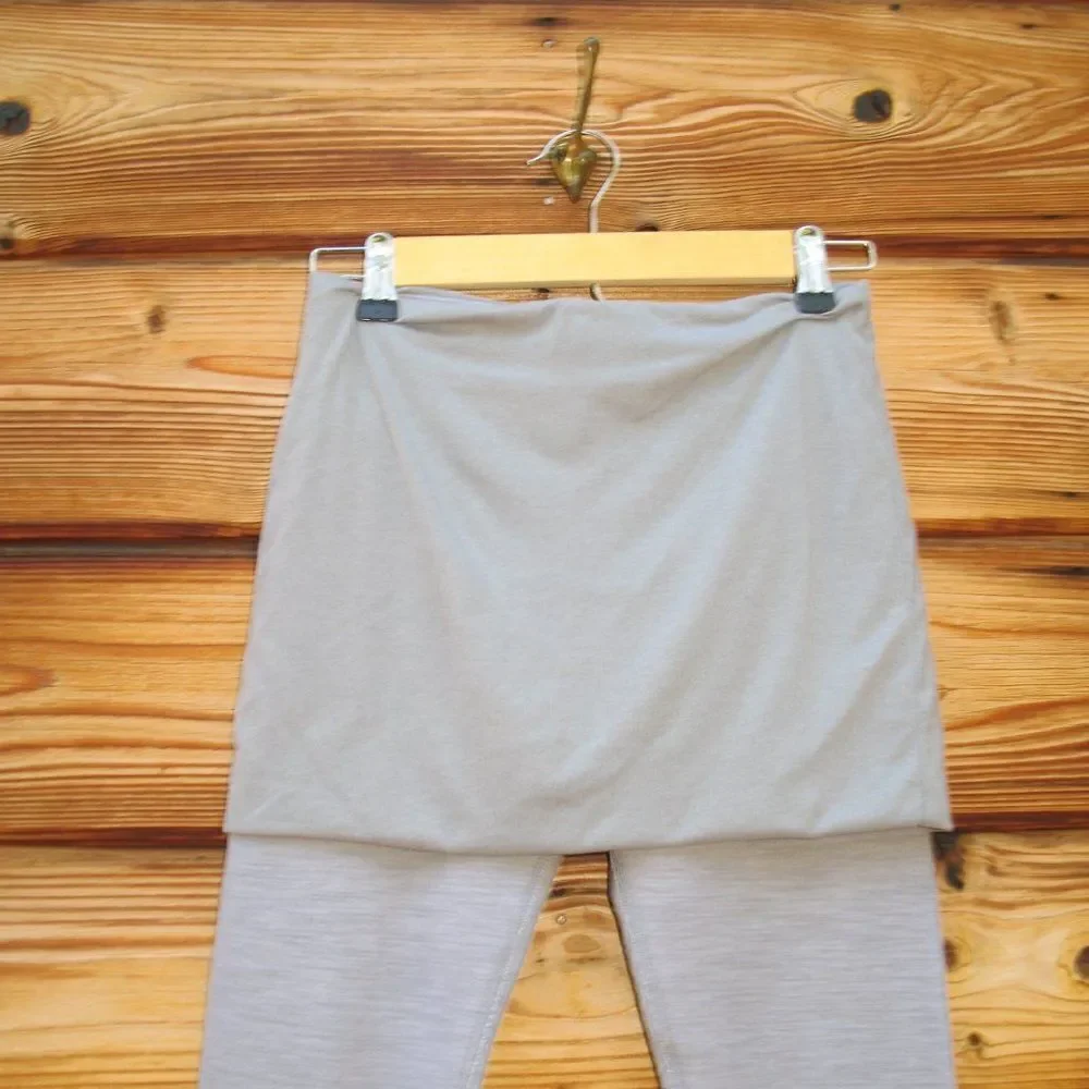 Lululemon Yin To You Crop Pants Leggings Fossil Slub 23